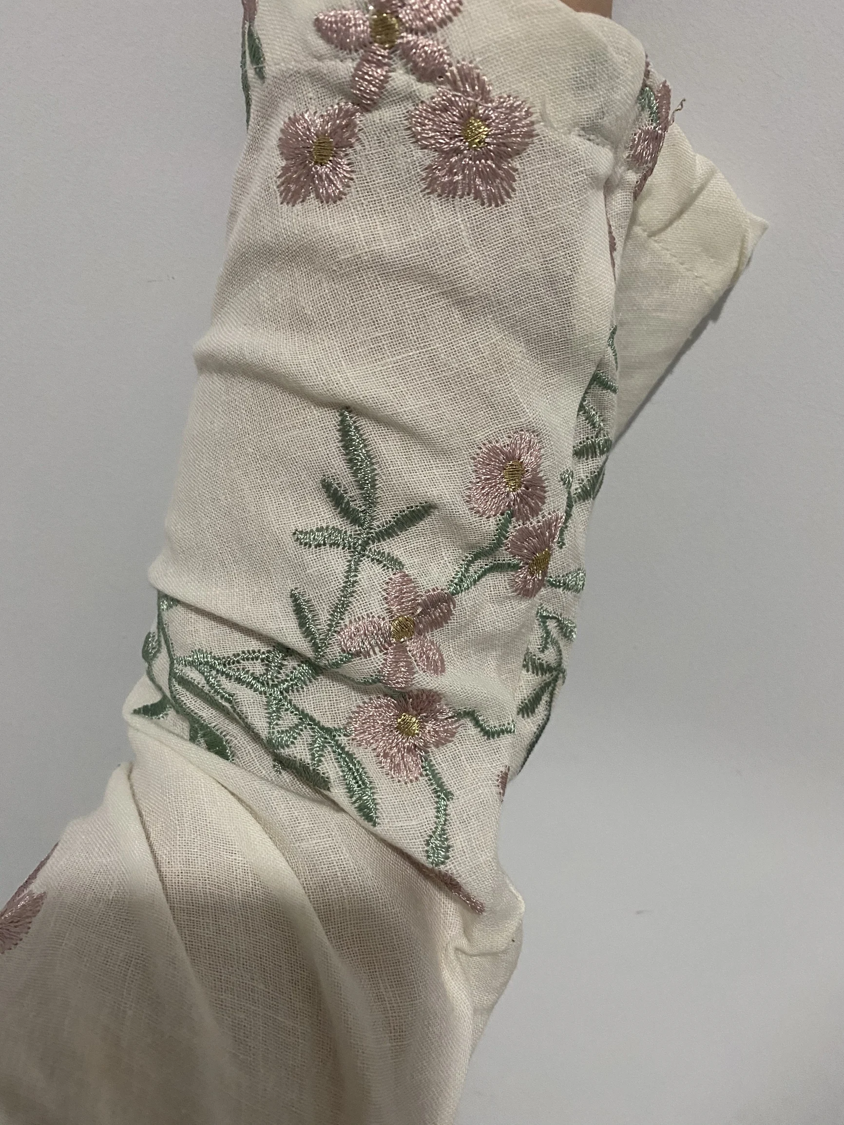 linen shirt cheongsam blouse chinese style high quality flower embroidery long sleeve autumn tops cotton and elegant | Женская одежда