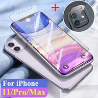 2 in 1 tempered glass for apple iphone 11 pro max camera lens i phone aphone iphone11 11pro protective glas screen protector