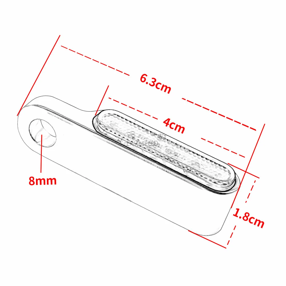 E24 Mark светодиодный последовательный светильник Тель поворота для мотоцикла