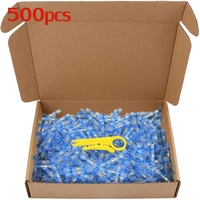 500pcs solder seal wire connectors heat shrink solder connector waterproof solder butt connector kit insulated automotive marine