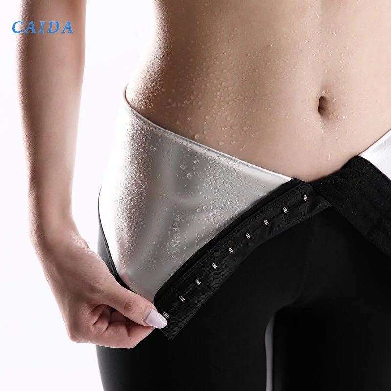 

CAIDA Sweat Pants Body Shaper Weight Loss Slimming Pants Women Waist Trainer Tummy Hot Thermo Sweat Leggings Fitness Workout New