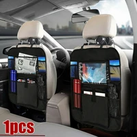 car universal seat rear organizer multi pocket storage bag tablet holder car interior waterproof stowing tidying bag accessories