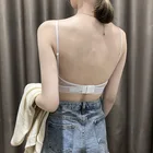 Test-dsers-женское нижнее белье с открытой спиной, красивое, не стальное кольцо, супер тонкое, французское, u-образное, торжественное платье