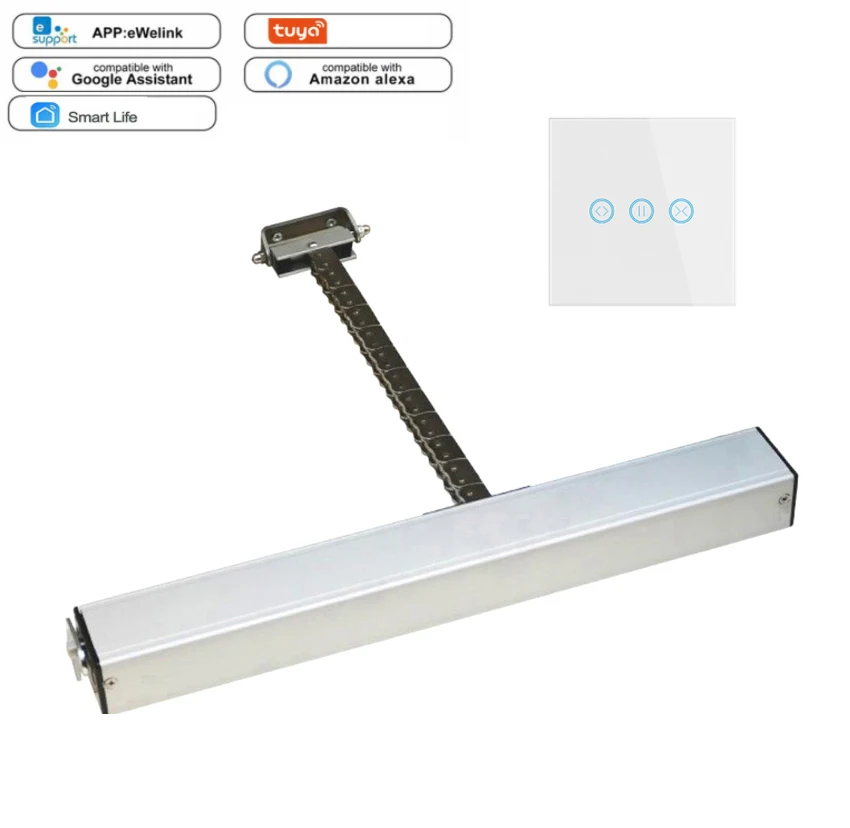 

Tuya wifi smart switch voice control 220VAC Chain electric window opener shutter opener actuator motor stroke 200mm 300mm 400mm