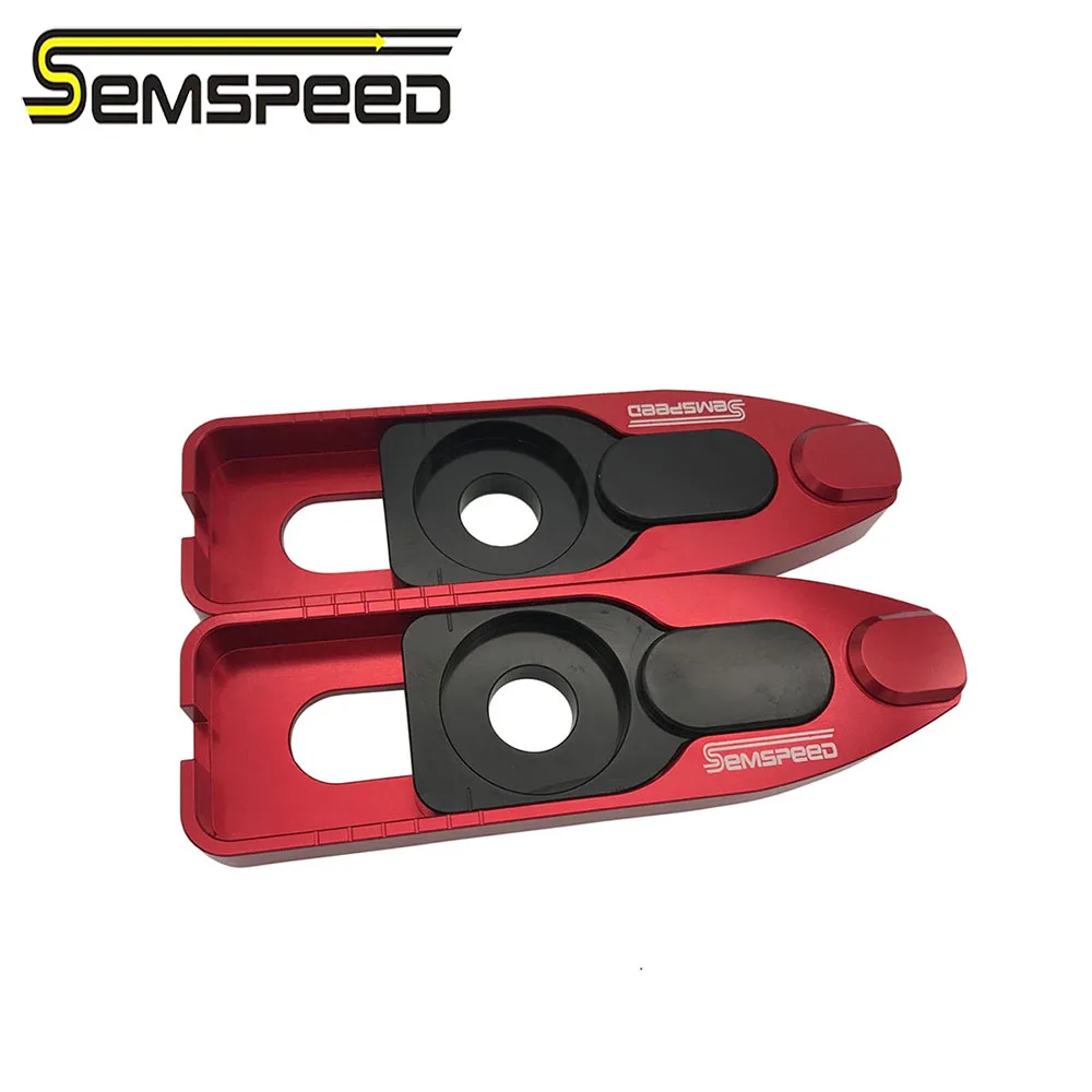 SEMSPEED мотоцикл для YAMAHA R15 V3 MT-15 MT15 MT 15 2019 2020 CNC задний мост цепи регулировщик