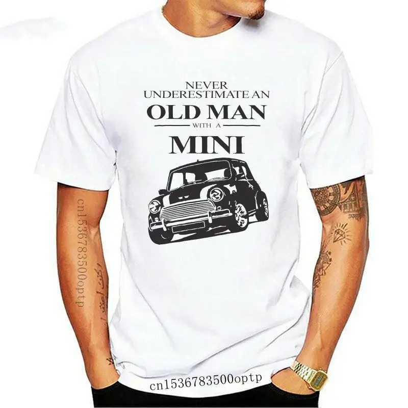 

New Old Man With Classic Mini Men Women Vest Unisex T Shirt Cool Casual pride t shirt Unisex Fashion tshirt free shipping