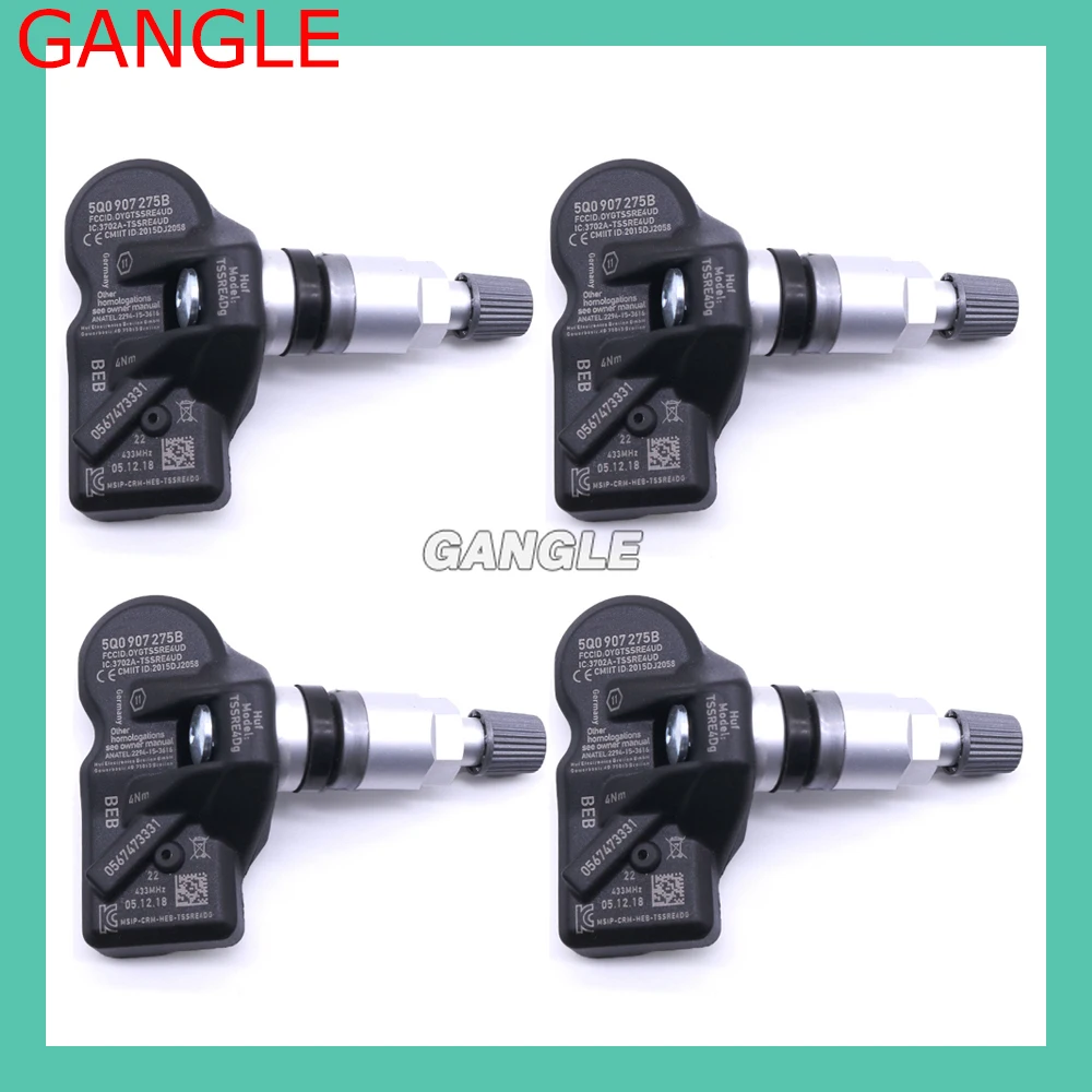 

Tire Pressure Sensor Monitoring System TPMS 5Q0907275B For AUDI RS3 BENTLEY Bentayga PORSCHE VOLKSWAGEN Beetle Golf Eos