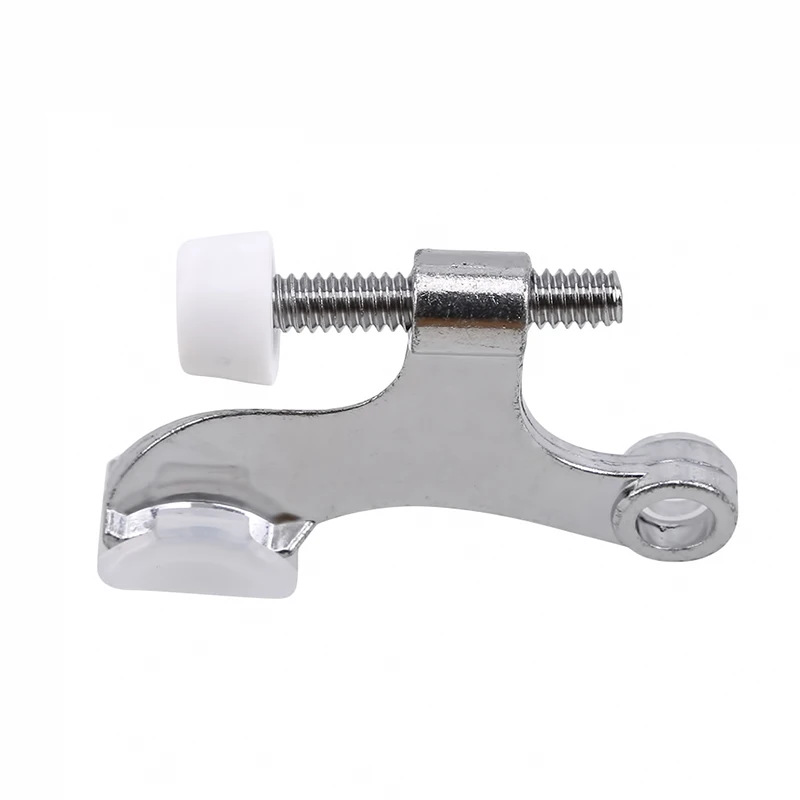 2 шт./компл. регулируемые петли дверной стоппер атласная Никель сверхмощный