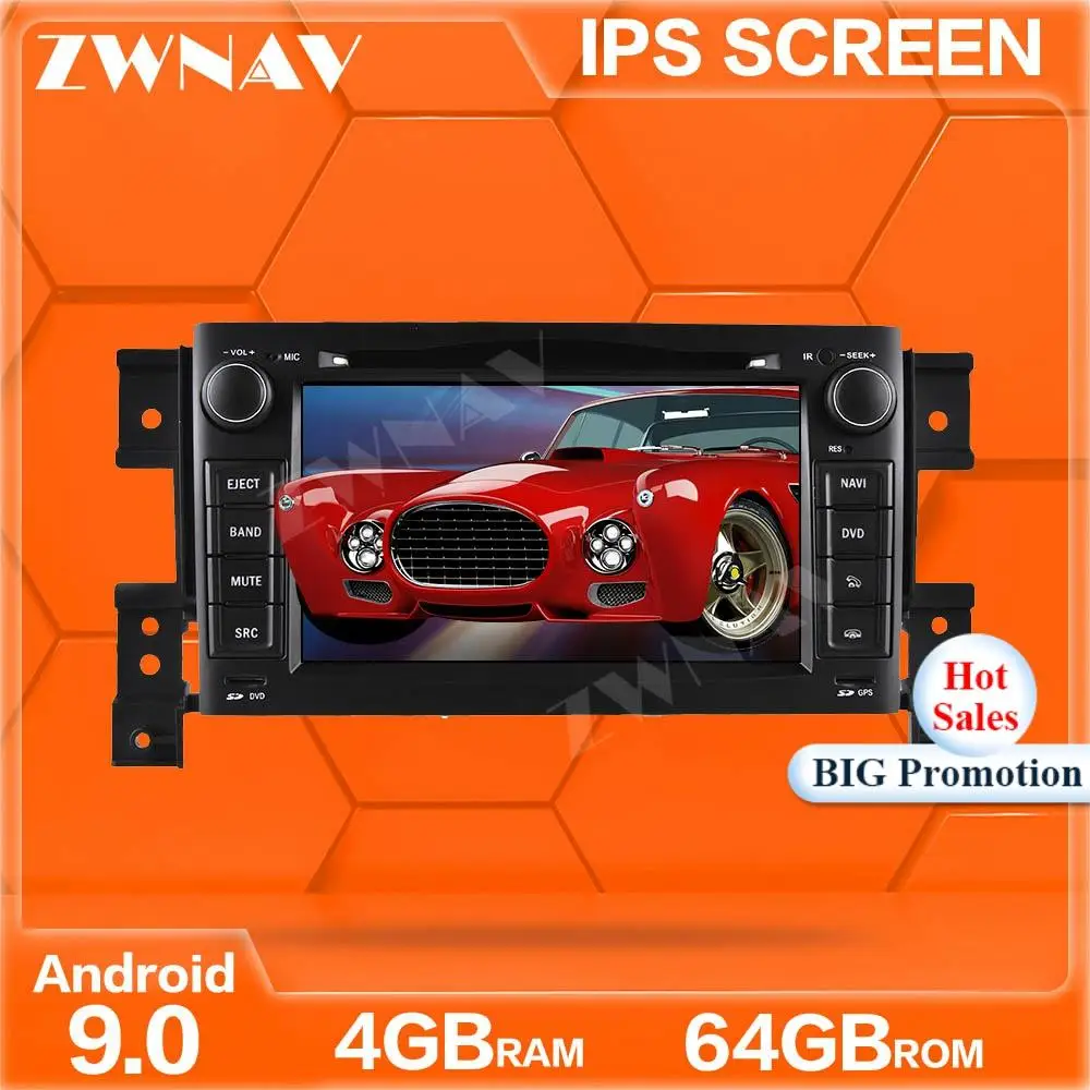 64G Touch screen Android 9.0 system Car Multimedia Player For Suzuki Grand Vitara 2005-2012 car GPS Audio Radio stereo head unit 64G Touch screen Android 9.0 system Car Multimedia Player For Suzuki Grand Vitara 2005-2012 car GPS Audio Radio stereo head unit