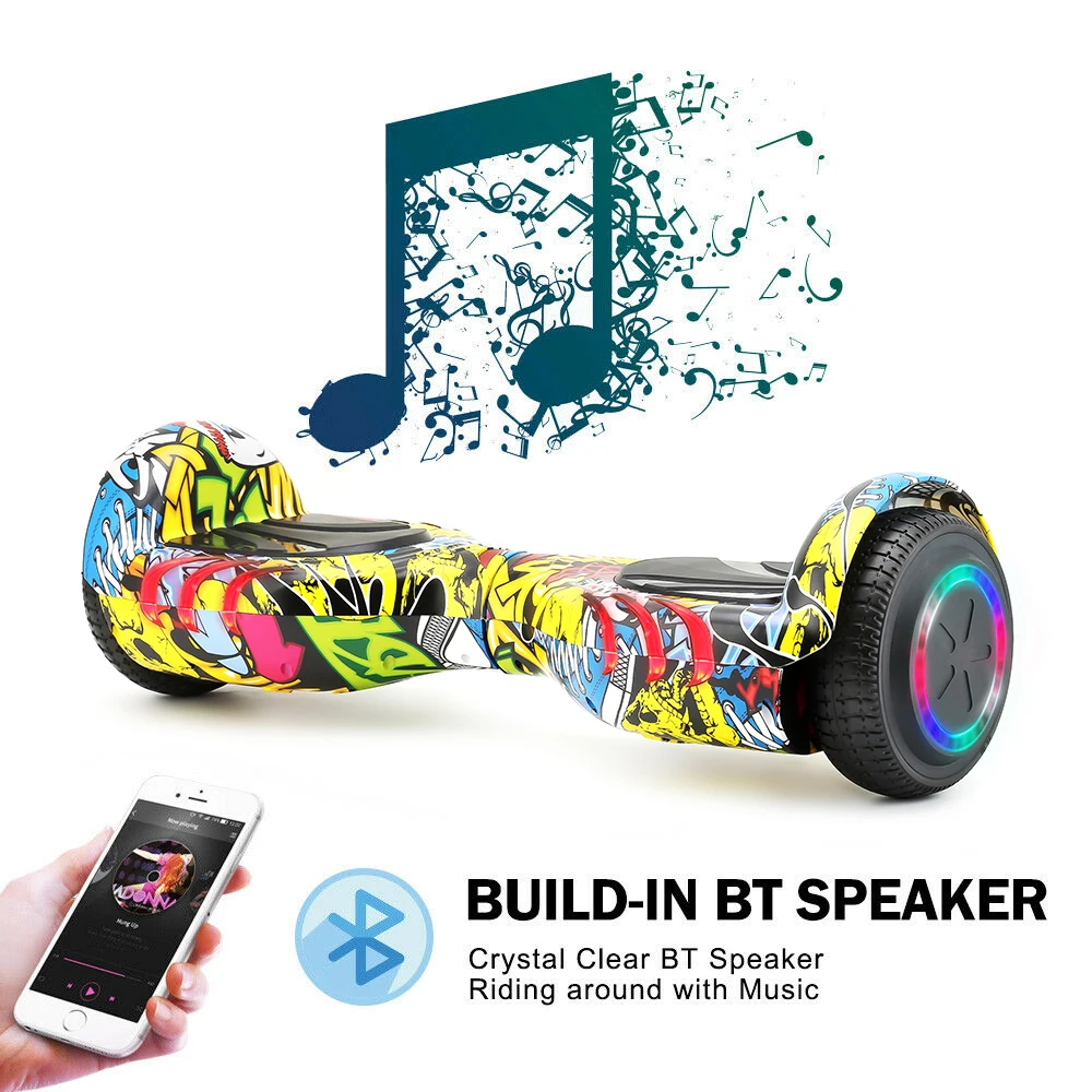 IScooter гироскутер 10/6.5 дюймов Bluetooth электрический скутер самобалансирующийся умный