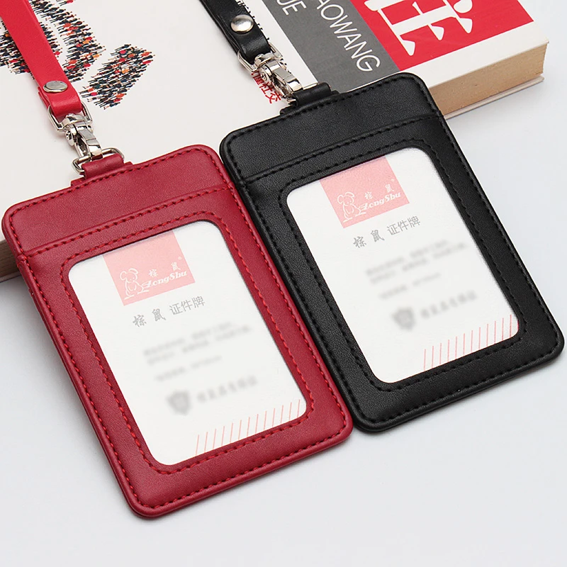 

Card Holder Neck Strap with Lanyard Badge Holder Staff ID Card Bus ID Holders Stationary Papelaria Office Card Holder Supplies