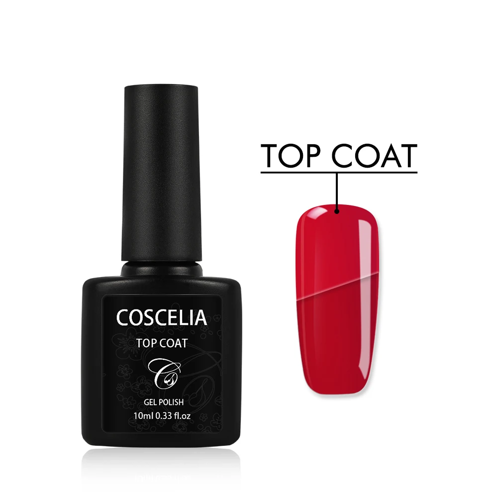 Набор для укрепления ногтей COSCELIA верхнее и Базовое покрытие гибридный