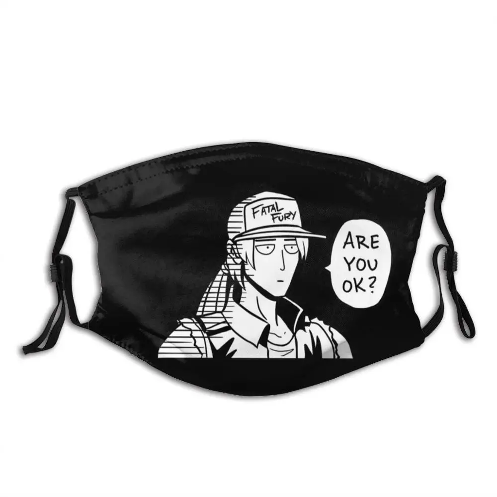 Вы в порядке? Забавная многоразовая маска Pm2.5 для лица с принтом Ok Anime Mash Up King Of