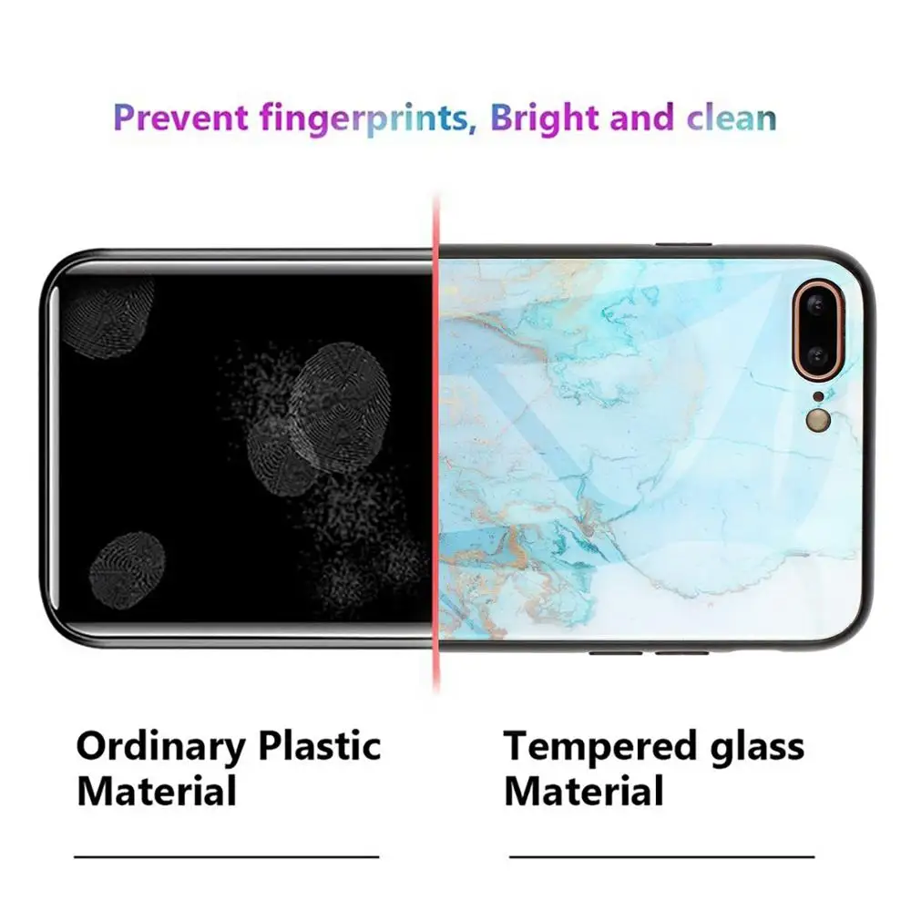 Закаленное Стекло Мрамор чехол для Samsung Galaxy S8 S9 S10 плюс S10E 5g Note8 Note9 A10 A20 A30 A6 A7 A8 2018 M10