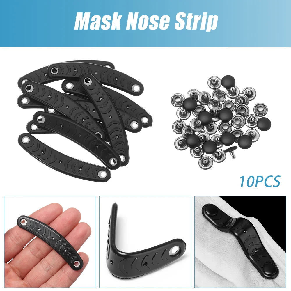 

10 детской регулируемой маски для лица, зажимы для переносицы, маска для рта и лица, фиксирующая защита, запчасти для велосипедной маски для л...