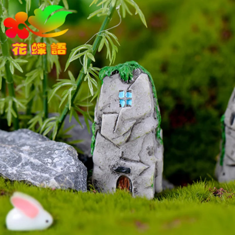 Замок дом башня Rockery Rockwork Модель маленькая статуя фигурка ремесла орнамент