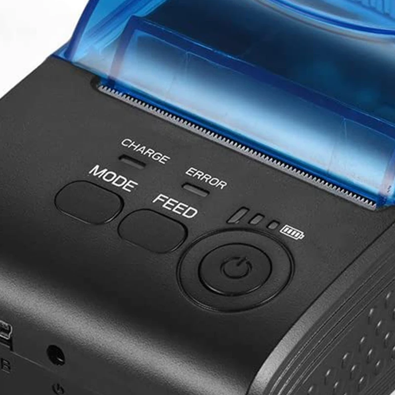 

Thermal Receipt Printer Portable Wireless Printer USB Receipt Bill Ticket POS Printing For IOS Android Windows US Plug