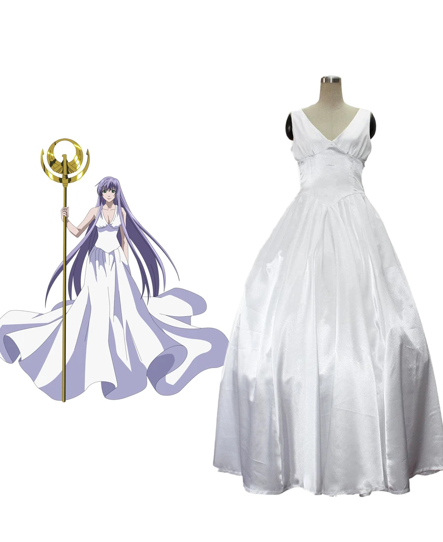 Костюмы Saint Seiya The Lost Canvas Sasha Косплей-костюм Афина изготовленные на заказ |