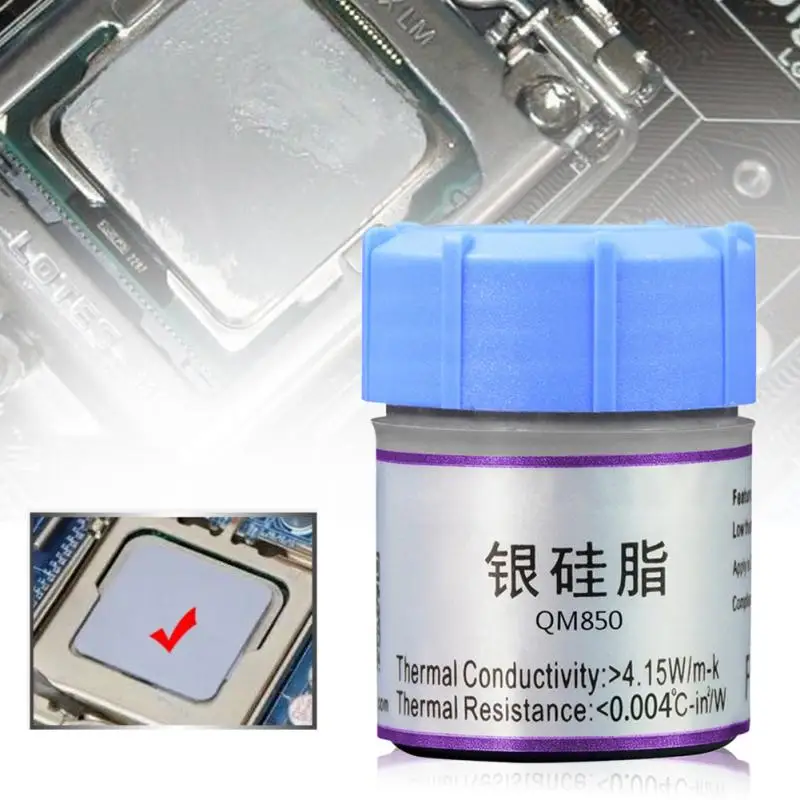 

25g Laptop Thermal Paste Silicone Grease Led Conductive Heatsink Plaster Heat Guide CPU Cooling