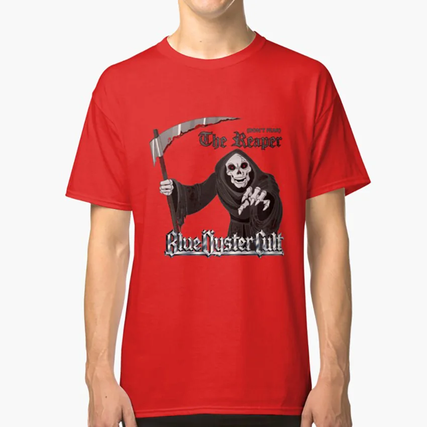 

Футболка «культ синей устрицы»: «Не страшный жнец», «культ синей устрицы», «не страшный жнец», классическая рок-музыка