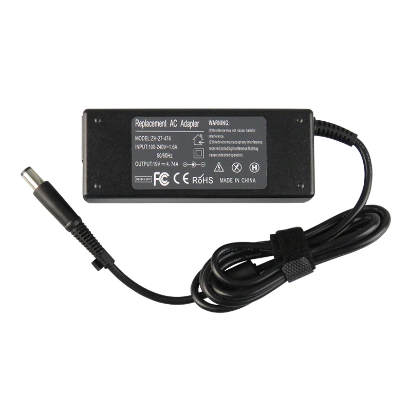 Для hp 6535 s, 6570b, 6530 s, 6930 p, 6530b, ProBook 430 G1 19V 4.74A 7,4*5,0 адаптер переменного тока для ноутбуков ноутбук блок питания для hp Pavilion
