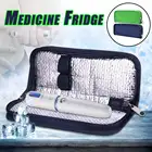 Переносная сумка-холодильник для инсулина, контейнер для лекарств диабетический инсулиновый, контейнер для хранения лекарств и льда, охлаждаемый пакет для льда