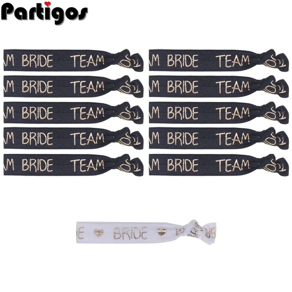 

11/6pcs Team Bride Bachelorette Party Bracelets Bride To Be Hand Band Decoration Mariage Accessories Hen Night Wedding Supplies