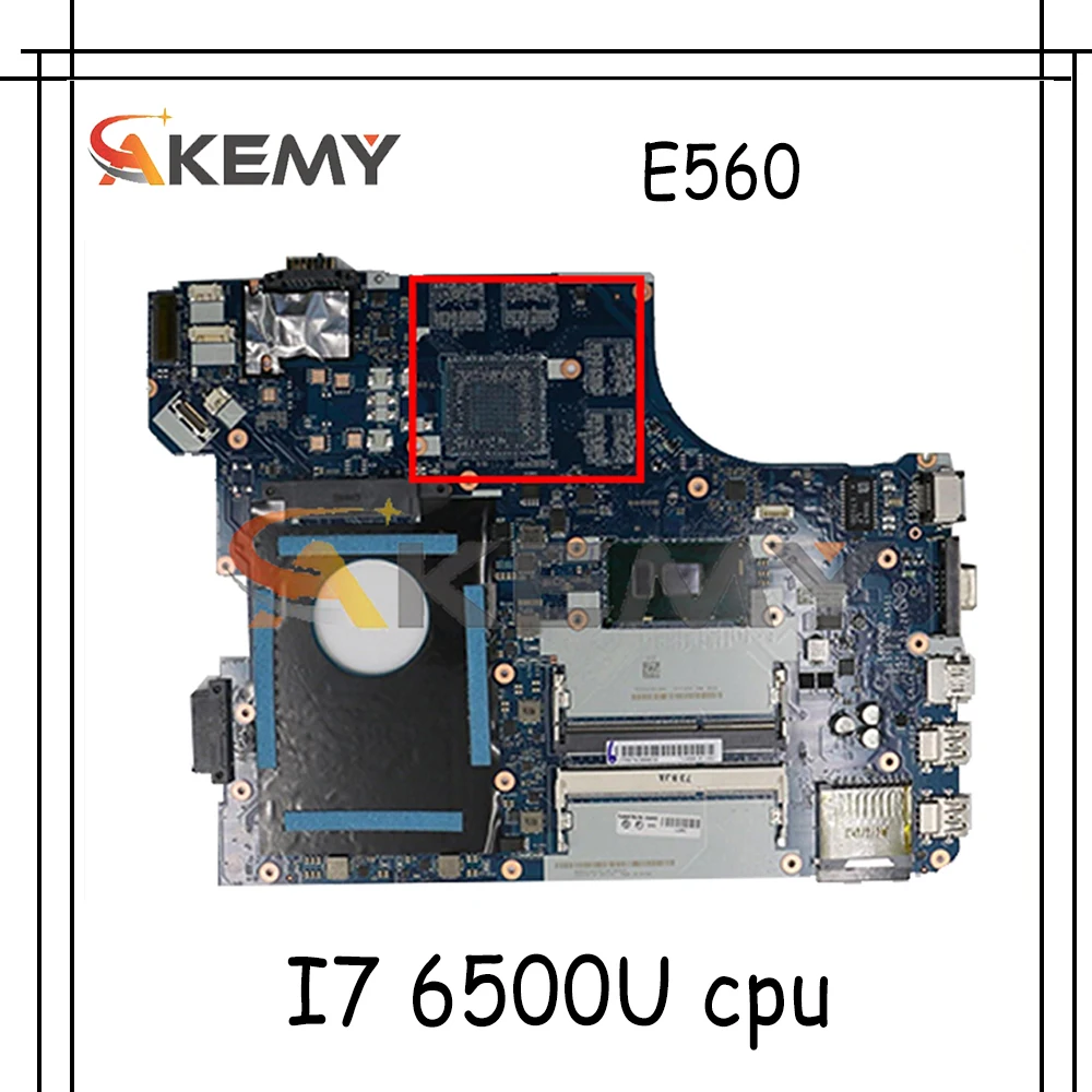 

Akemy BE560 NM-A561 материнская плата для ноутбука Lenovo Thinkpad E560 E560C Материнская плата ноутбука процессор I7 6500U DDR3 100% тесты работы