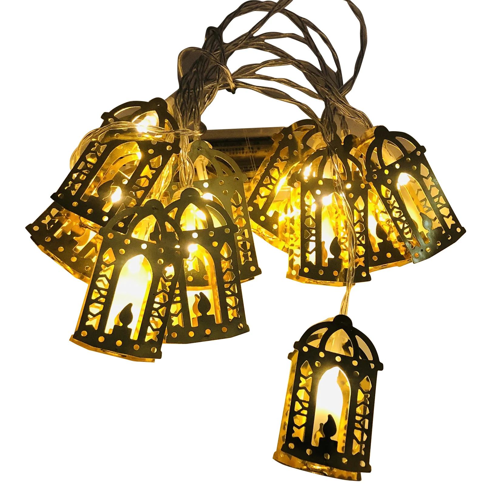 

Ramadan Lights Decoration Moon Star Led String Lights EID Mubarak Decor For Home Eid Al-Fitr Event Party Ramadan Kareem Decor