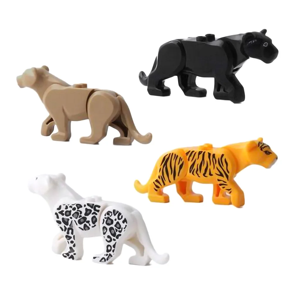 

12 Animal Assembled Building Block Toy Crocodile Tiger Shark Multiple Building Block Toy For Kids Boys Birthday Gift