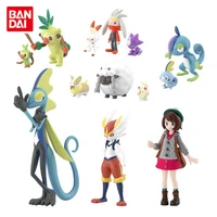 bandai genuine assembly model pokemon scale world styling series galar region elf action figure model toy