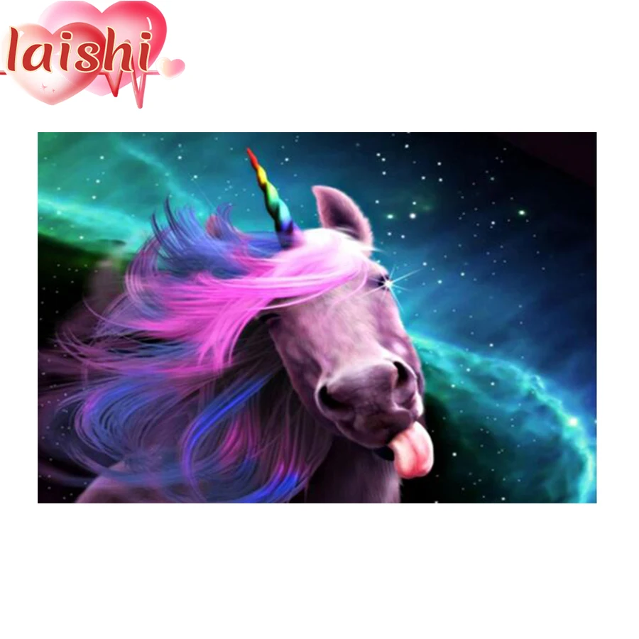 

Набор для алмазной вышивки «Единорог», картина 5D «сделай сам» с животными, полная выкладка, мозаика, подарок, домашний декор