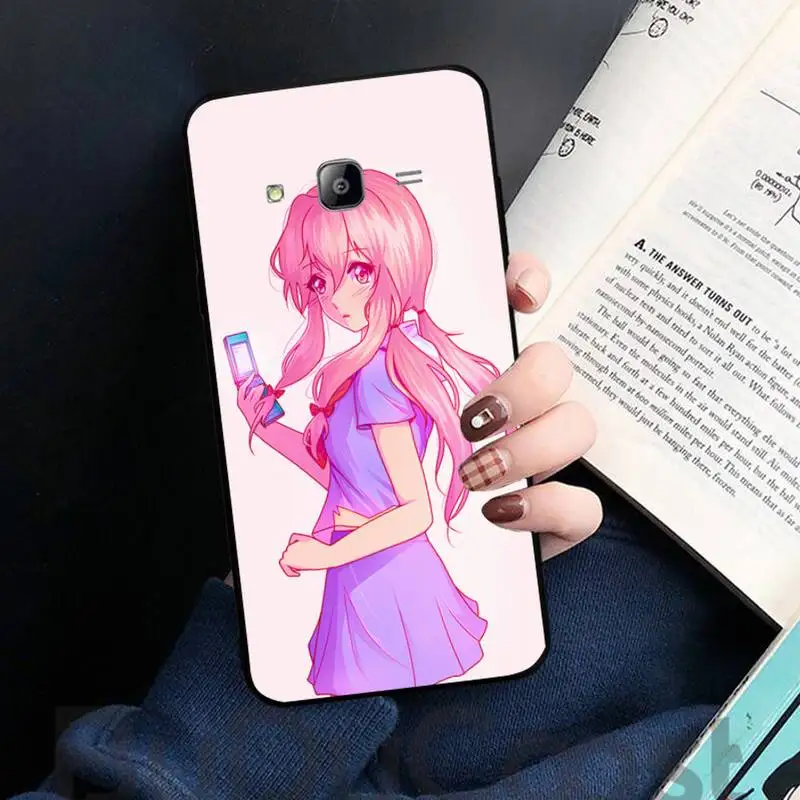 

Gasai Yuno anime Phone Case For Samsung galaxy S 7 8 9 10 20 edge A 6 10 20 30 50 51 52 70 note plus mobile bags