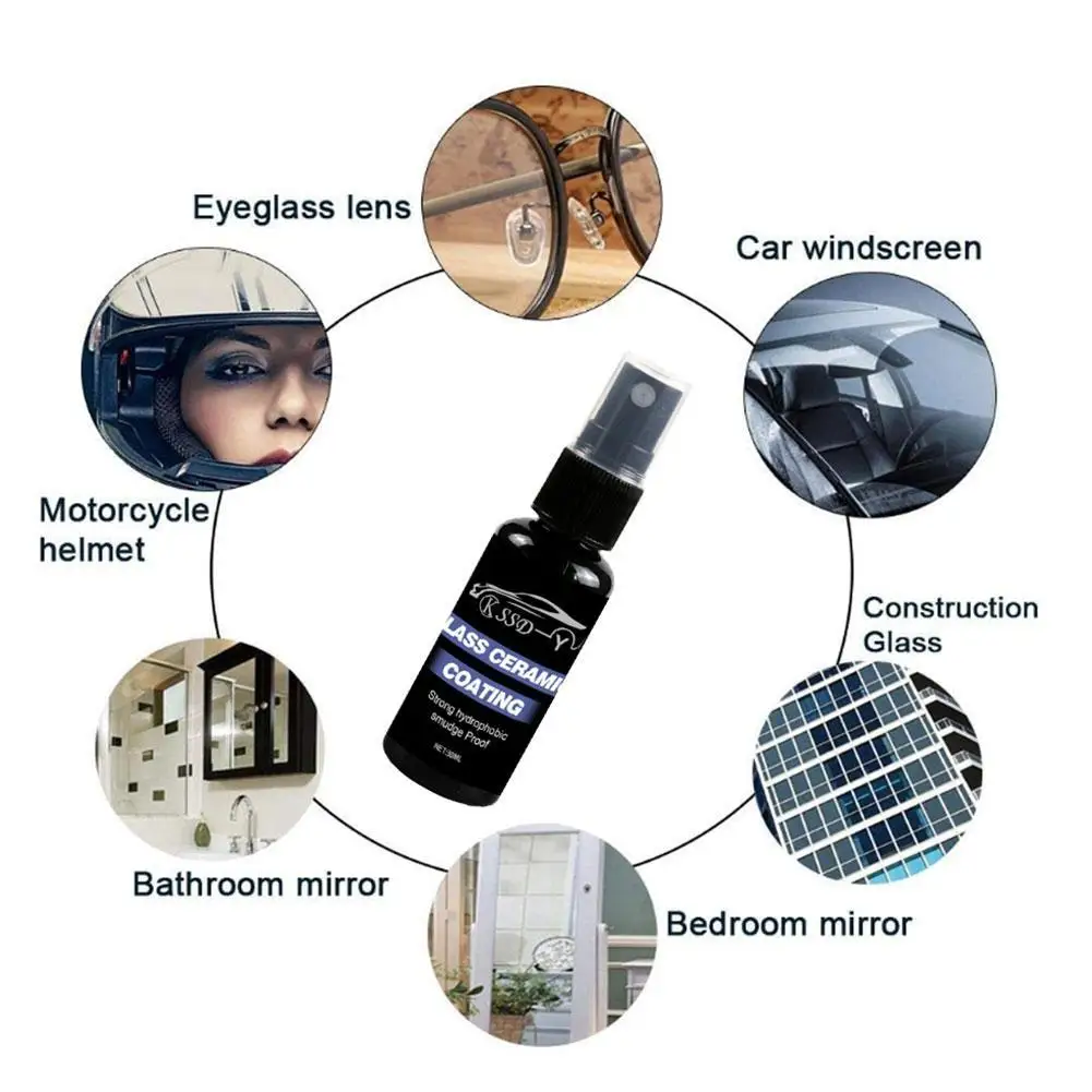 

Automobile Windshield Rain Water Repellent Glass Coating Agent Spray Car Cleaning Supplies Hydrophobic Rearview Rain Windshield