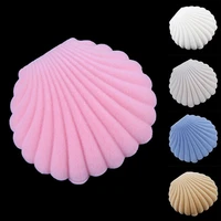 80 hot sell jewelry case cute sea shell earring ring necklace display storage organizer gift jewelry box