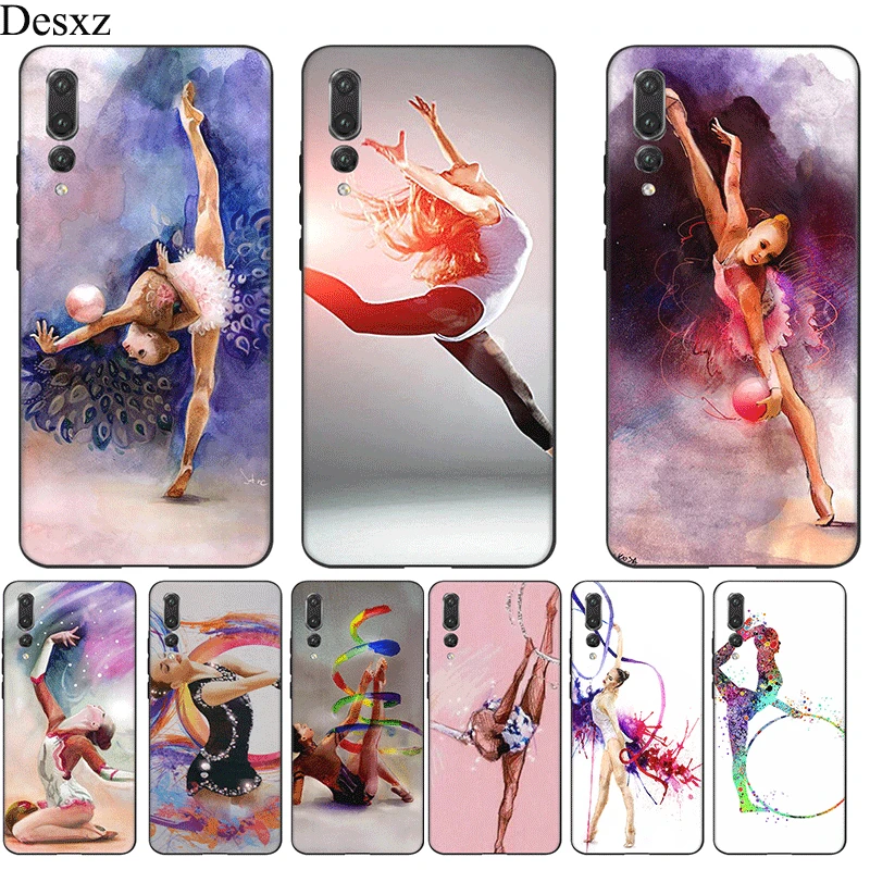 Чехол для телефона из ТПУ Honor Note 10 View 20 6A 7A 7C 7X8 8X 8C 9X9 Lite Pro Cover Painting Girl Sport
