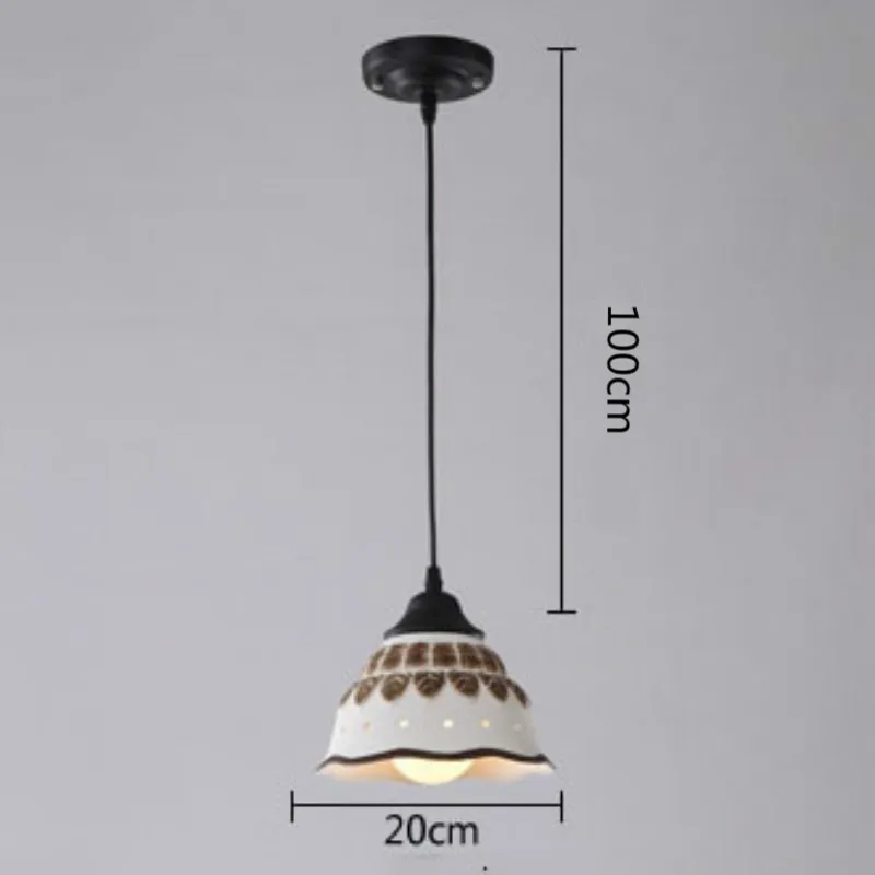 Подвесной светильник в американском стиле керамический креативный барный
