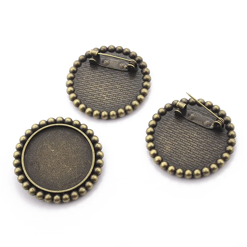 5 шт. бронзовая брошь в античном стиле 25 мм | Украшения и аксессуары