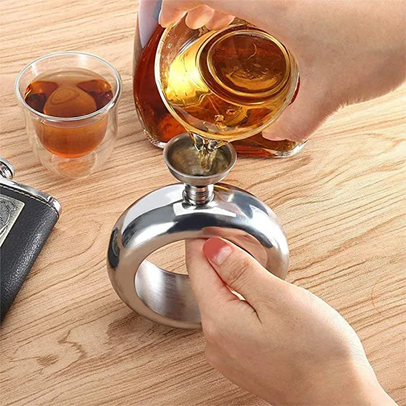 Креативная плоская фляжка браслет для женщин и девушек набор вечеринки со