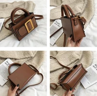 European Vintage Fashion Small Tote bag 2020 New Quality PU Leather Womens Designer Handbag Portable Shoulder Messenger Bags