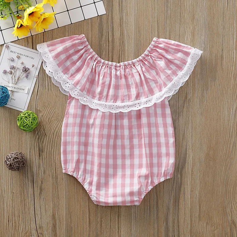 Детский летний комбинезон милый для новорожденных девочек повседневная одежда