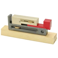 1pc woodworking table saw gap slot regulator ruler mortise movable measuring block length tools