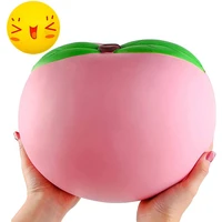 10inch jumbo squeeze toys large peach squeeze toy birthday gift for kids giant slow rising simulation kawaii fruit squeezes toys