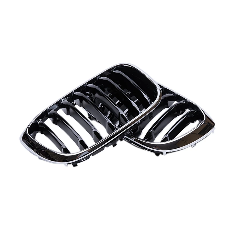 

Car Front Kidney Grill for -BMW 3 4 X3 X4 G01 G02 G08 2018 2019 2020 Chrome+Black Bumper Racing Grills