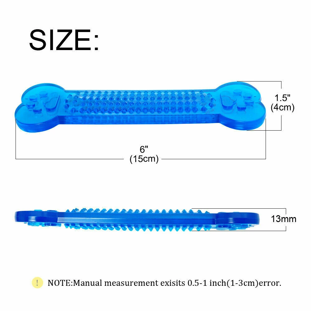 

Hot Sale Pet Dog Chew Toys Rubber Bone Toy Aggressive Chewers Dog Toothbrush Doggy Puppy Dental Care For Dog Pet Accessories