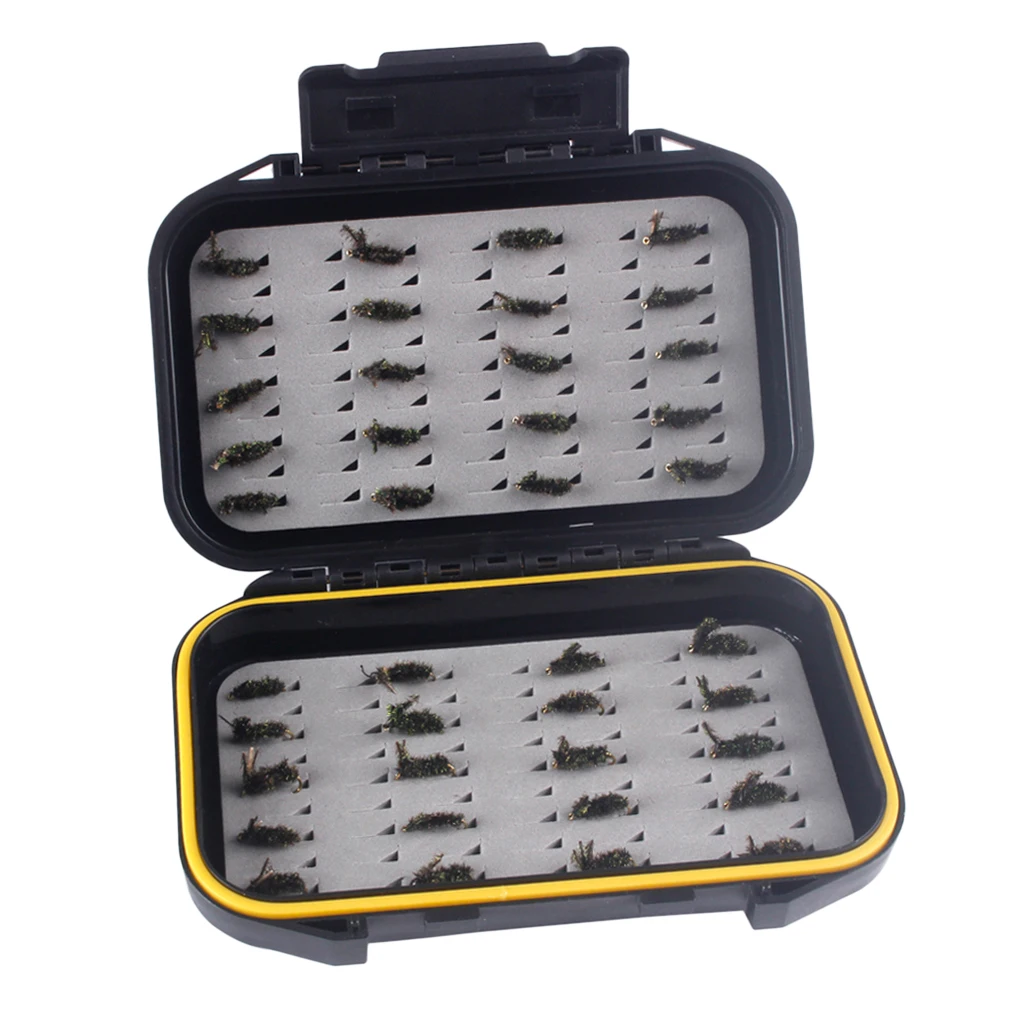 

40pcs Fishing Flies Set Fly Fishing Lure Wet Flies Simulation Insects Flies Made of High Quality Carbon Steel Durable to use