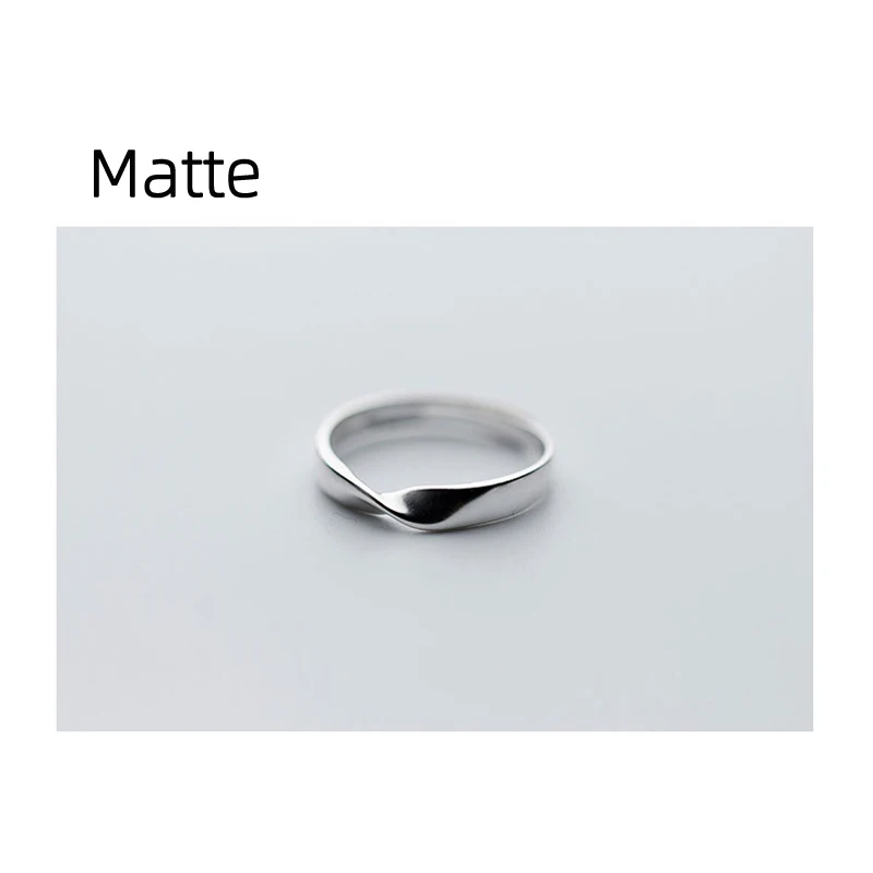 

La Monada 51-62mm Women Ring 925 Silver Finger Minimalist Rings For Women 925 Silver Fine Jewerly Rings Woman Couple Knot