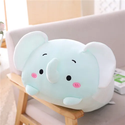 elephant 9 видов стилей животное, милый динозавр, свинья, кошка, медведь, плюшевая игрушка, мягкая мультяшная панда, хомяк, слон, олень, мягкая кукла, детская подушка, подарок - Цвет: elephant