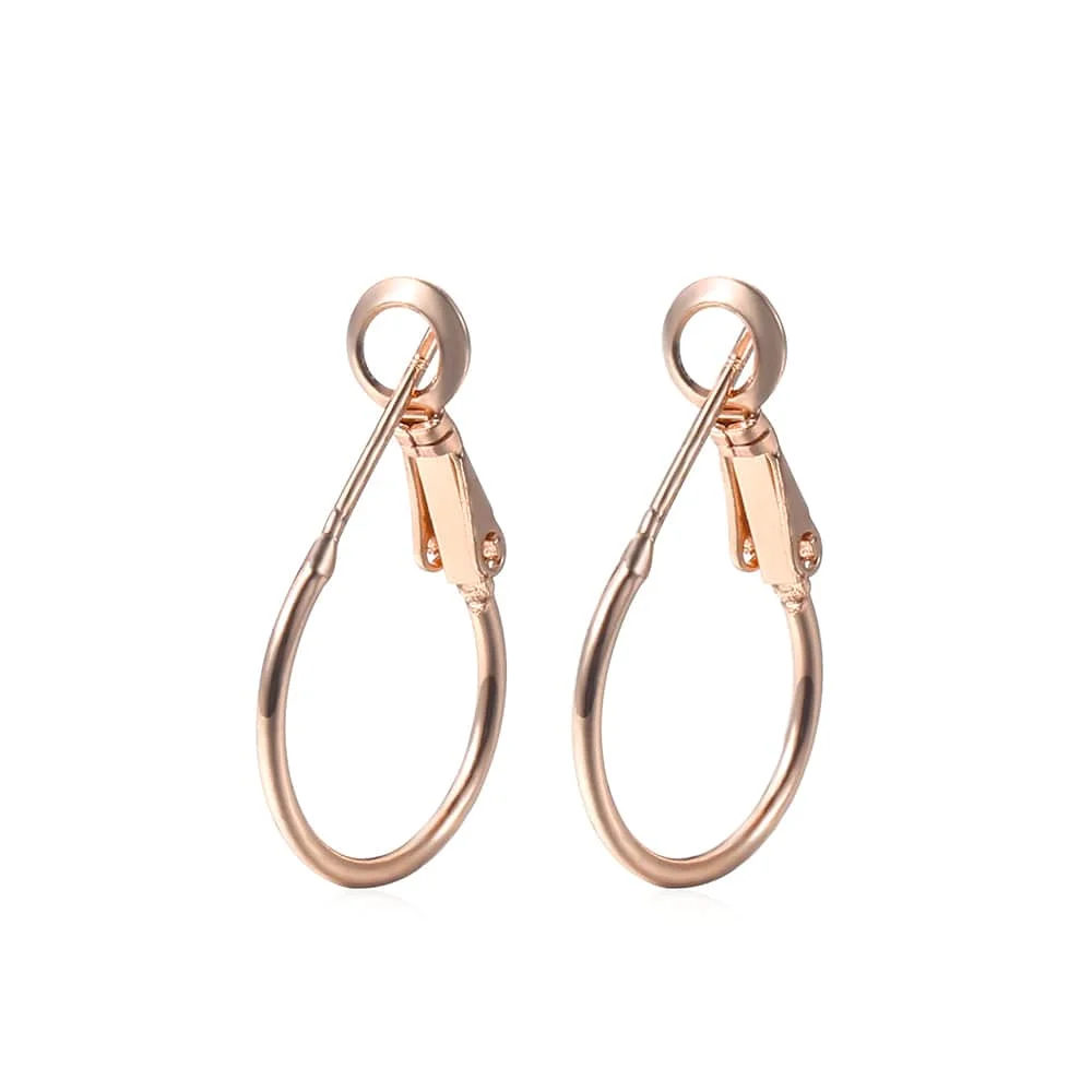 3pairs 4mm Flat Hoop Earrings for Women Silver Gold Filled Polished Round Circle Hoops Earrings Gift Diameter 20/40/60mm LGEM24