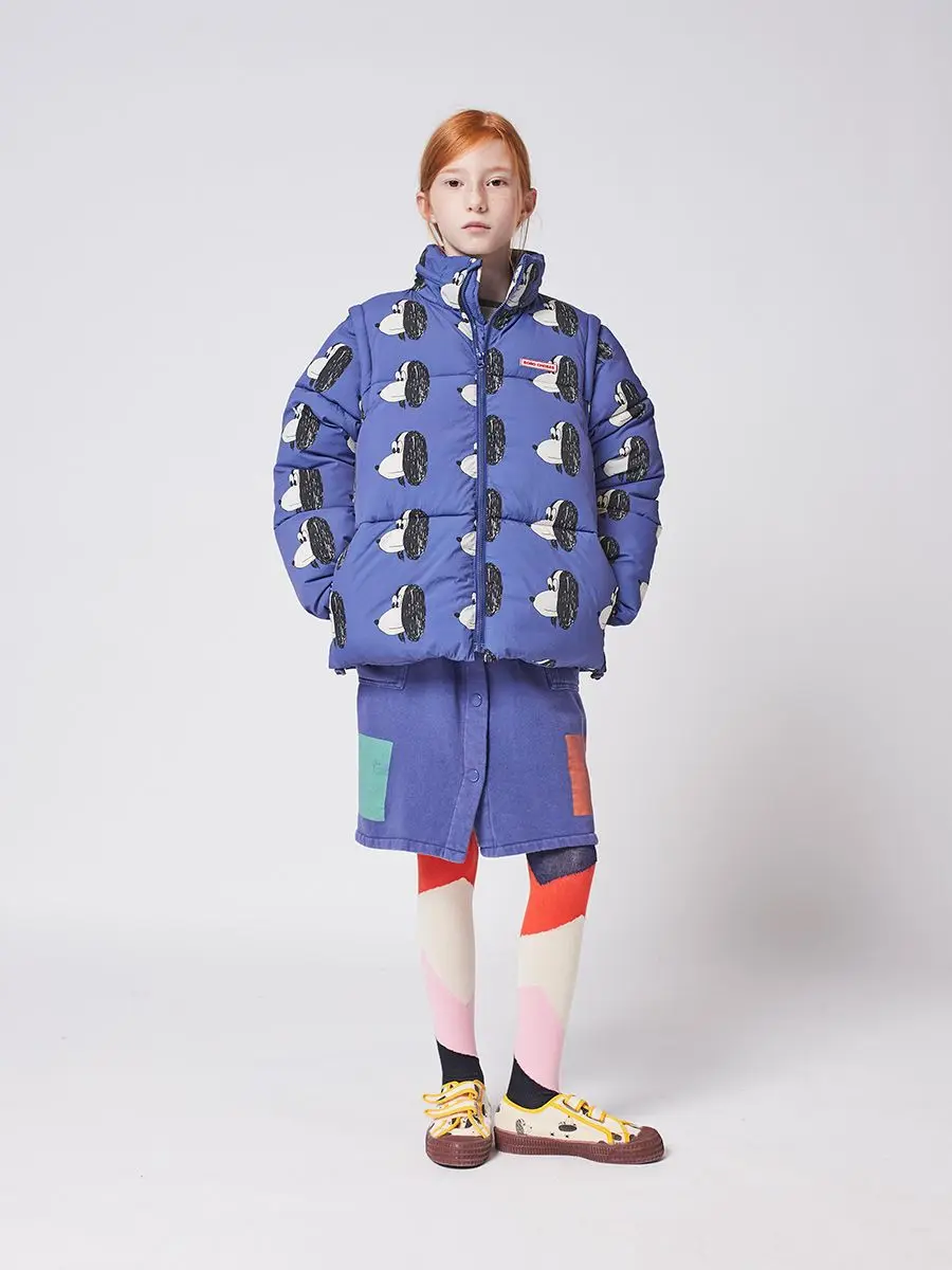 Bobo-Chaqueta de plum&oacute;n para ni&ntilde;o y ni&ntilde;a, ropa de invierno, 2021-5